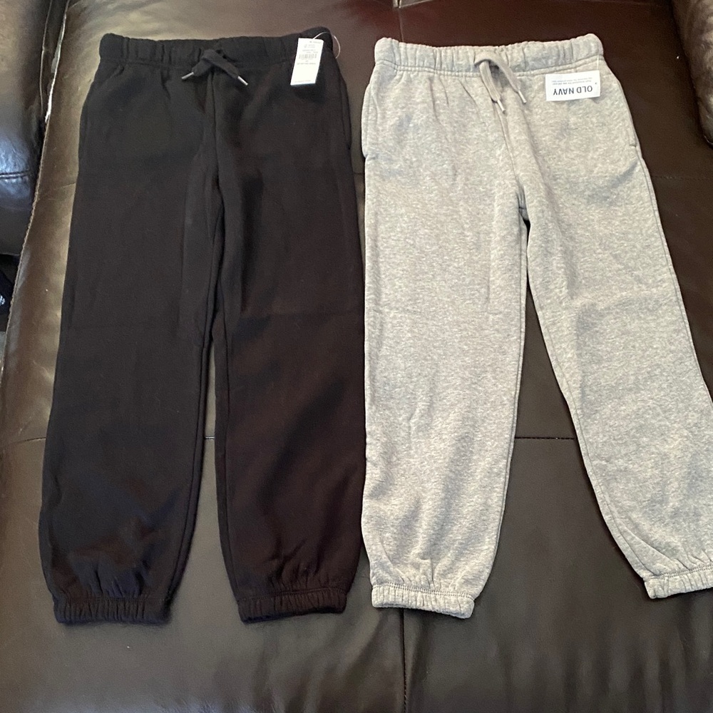Old Navy Kids Black and Gray Sweatpants Set NWT